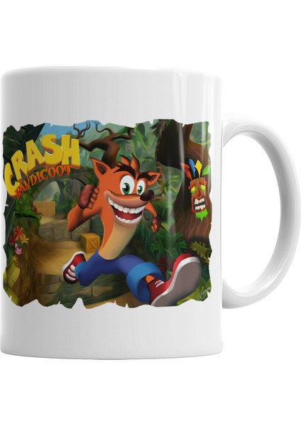 Crash Bandicoot Kupa Bardak Porselen