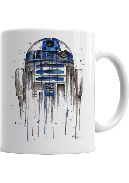 R2 D2 Star Wars Kupa Bardak Porselen