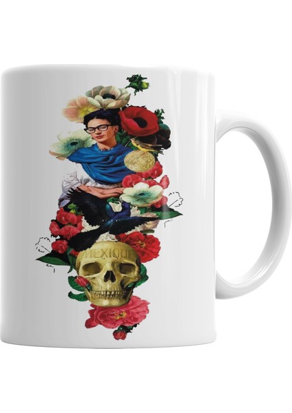 Frida Kahlo Kupa Bardak Porselen