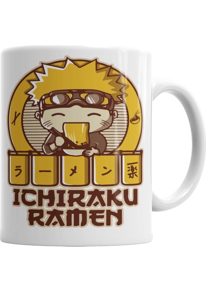 Anime Naruto Ichiraku Ramen Kupa Bardak Porselen