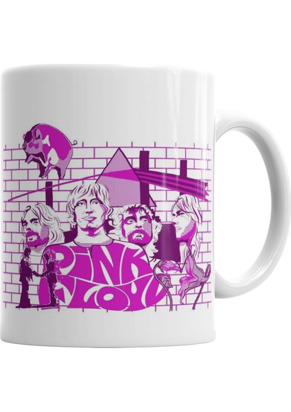 Pink Floyd Kupa Bardak Porselen