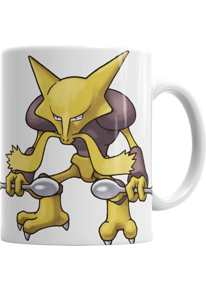 Pokemon Alakazam Kupa Bardak Porselen