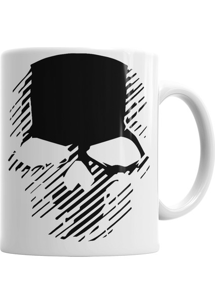 Punisher Skull Kupa Bardak Porselen