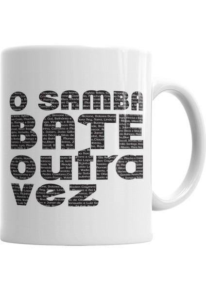 O Samba Bate Outra Vez Kupa Bardak Porselen