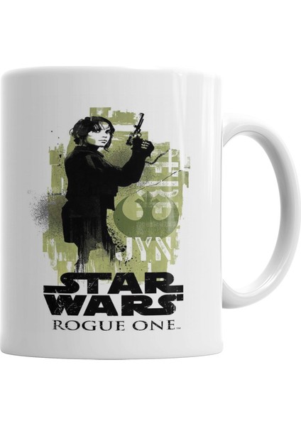 Jyn Erso Star Wars Rougue One Kupa Bardak Porselen
