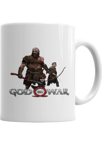 Kratos E Atreus God Of War Kupa Bardak Porselen