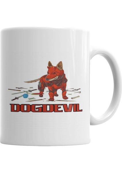 DogDevil Pug Köpek Kupa Bardak Porselen