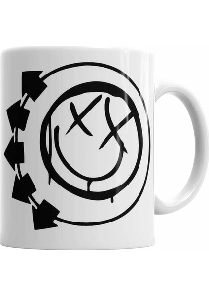Blink 182 Logo Kupa Bardak Porselen