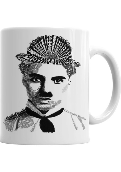 Charlie Chaplin Kupa Bardak Porselen