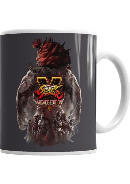 Street Fighter V Arcade Edition Kupa Bardak Porselen
