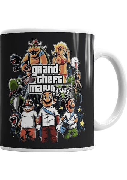 Gta San Andreas Grand Theft Auto Gta Kupa Bardak Porselen