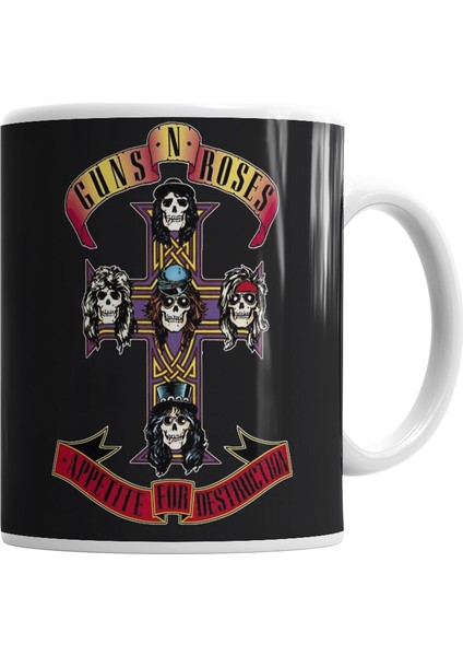 Guns N' Roses Kupa Bardak Porselen