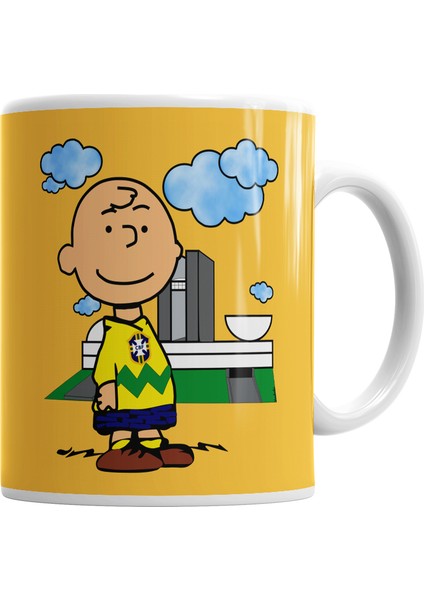 Charlie Brown Kupa Bardak Porselen