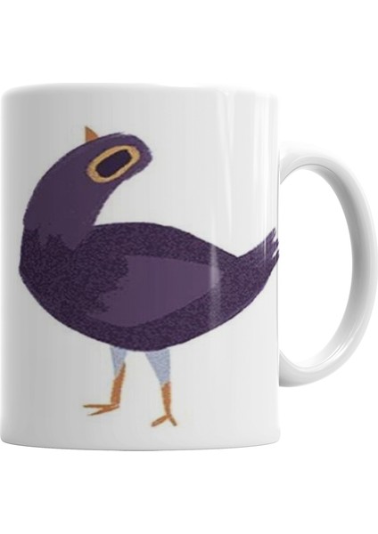 Trash Dove Mor Güvercin Purple Facebook Kupa Bardak