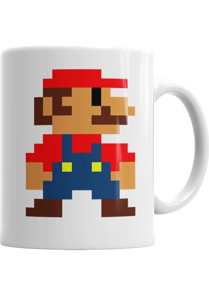 Mario Nintendo Atari Kupa Bardak Porselen