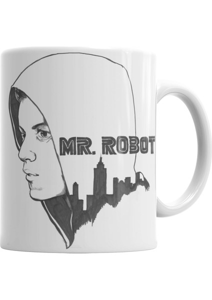 Mr Robot Kupa Bardak Porselen