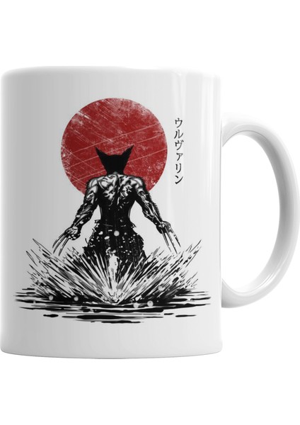 Logan Wolverine Kupa Bardak Porselen