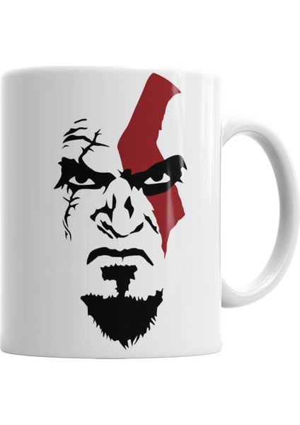 God Of War Kratos Kupa Bardak Porselen