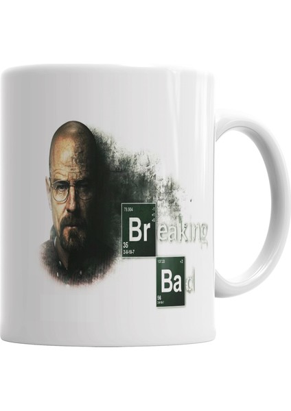 Heisenberg Walter White Breaking Bad Kupa Bardak Porselen