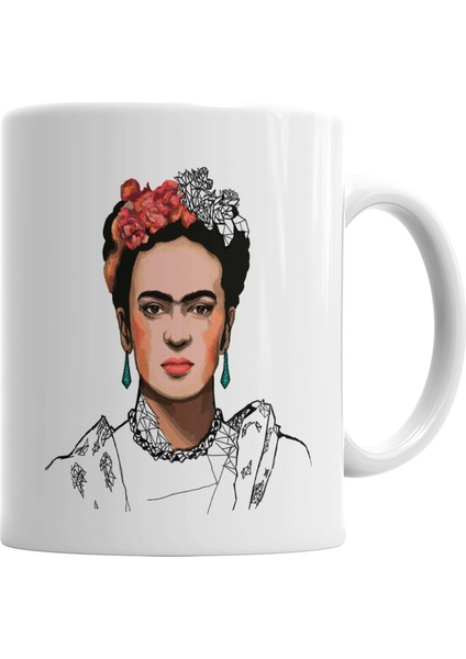 Frida Kahlo Kupa Bardak Porselen