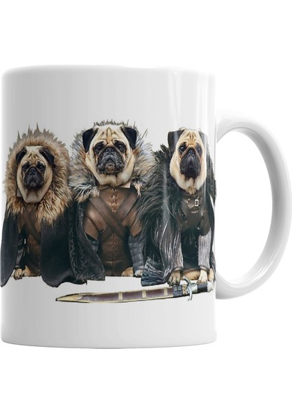 Game Of Thrones Pug Of Thrones Kupa Bardak Porselen