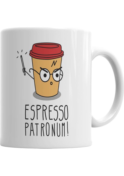 Espresso Patronum Kupa Bardak Porselen