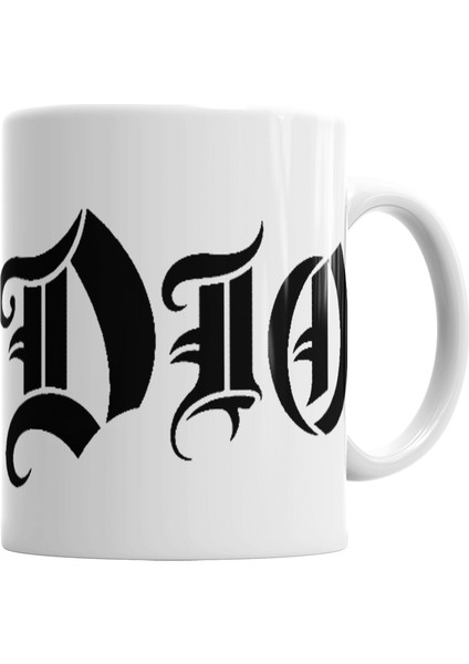 Dio Logo Rainbow Black Sabbath Iron Maiden Kupa Bardak