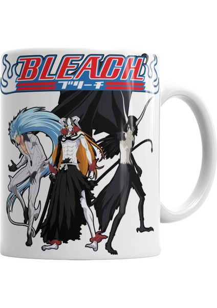 Bleach Ichigo Ulquiorra Grimmjow Anime Kupa Bardak Porselen