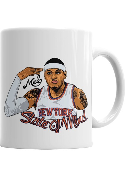 Carmelo New York Knicks Kupa Bardak Porselen