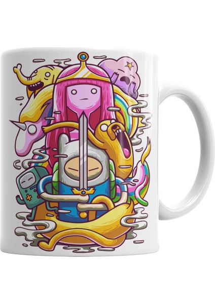 Adventure Time Marceline Jack Finn Cartoon Network Kupa Bardak