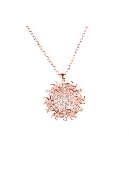 Gümüş Kar Tanesi Kolye