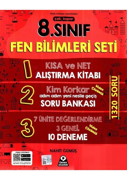 Örnek Akademi Yayınları 8. Sınıf Sınıf Fen Bilimleri Seti