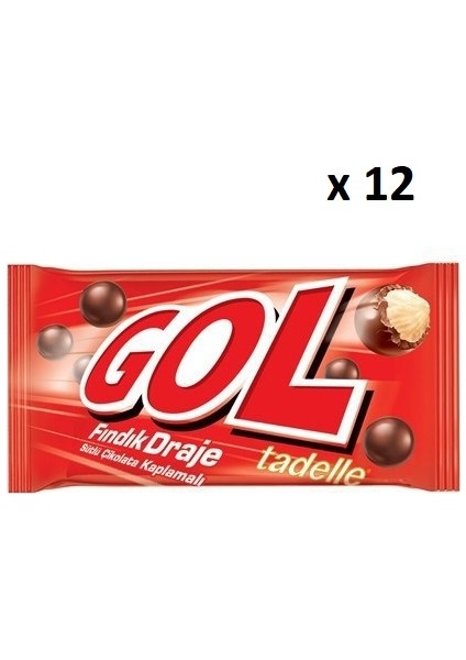 Gol Fındık Draje 36 gr x 12'li