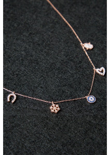 Kadın Şans 925 Ayar Gümüş Kolye fırsatları