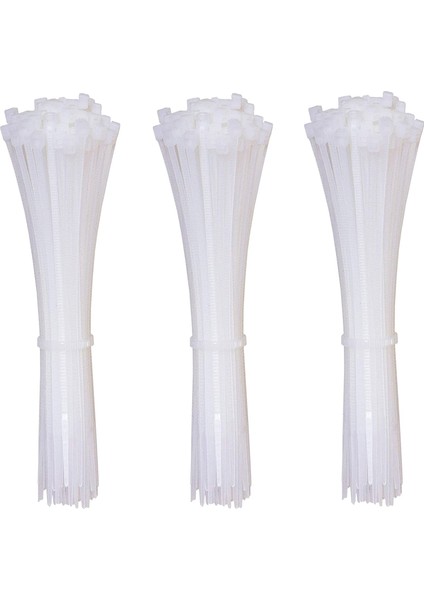 Beyaz Kablo Bağı Plastik Cırt Kelepçe 3.6X200Mm 100 Adet Beyaz 3.6X200 Mm fiyatları