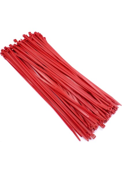 Kırmızı Kablo Bağı Plastik Cırt Kelepçe 3.6X200Mm 100 Adet Kırmızı 3.6X200 Mm modelleri