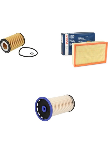 Seat Leon Octavia Superb 1.6 Tdı 2013+ Dizel Hava + Yağ + Yakıt Filtre