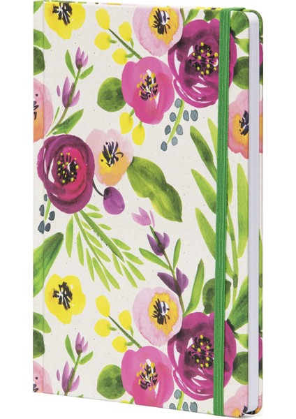 Buket 96 Yaprak Düz Defter 17 x 24 cm Pembe