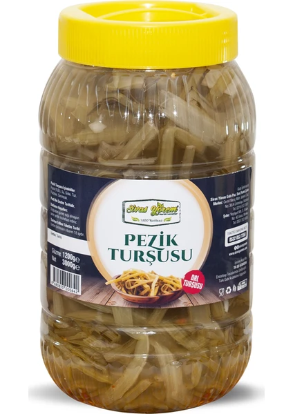 Sivas Yörem Pezik (Dal) Turşusu 3000 gr