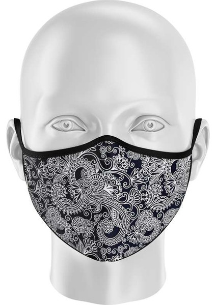 Unisex Yıkanabilir Kumaş Maske Şal