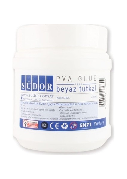 Pva Glue Beyaz Tutkal 225 ml