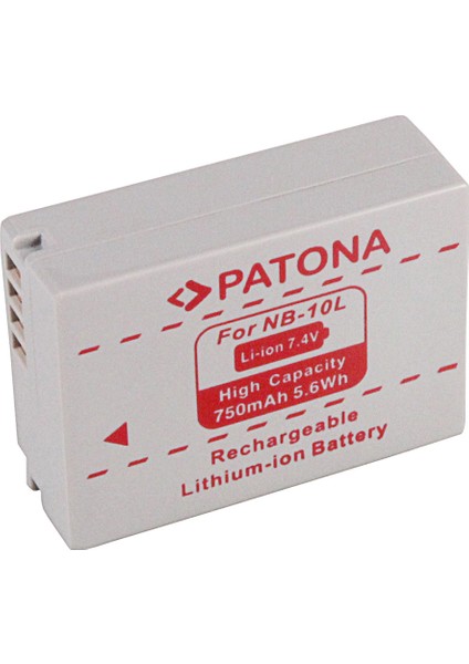 Canon NB10L Powershot SX40 Hs Powershot SX-40HS SX40HS İçin NB-10L Batarya
