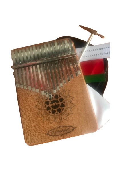 17 Tuşlu Desenli Kalimba (Model 2)