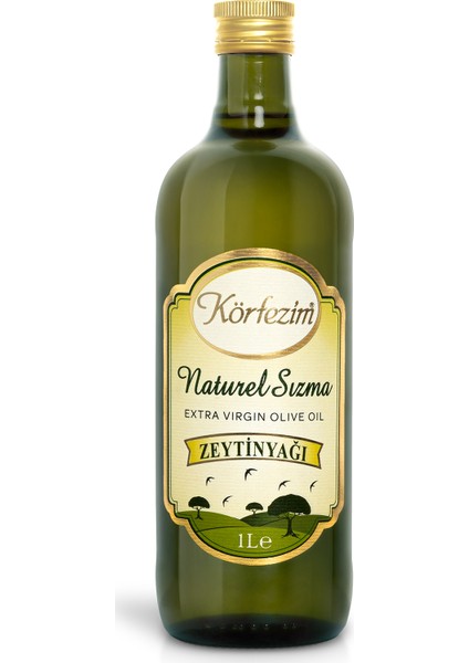 Korfezim Soğuk Sıkım Zeytinyağı (Özel Şişe) 1 Lt