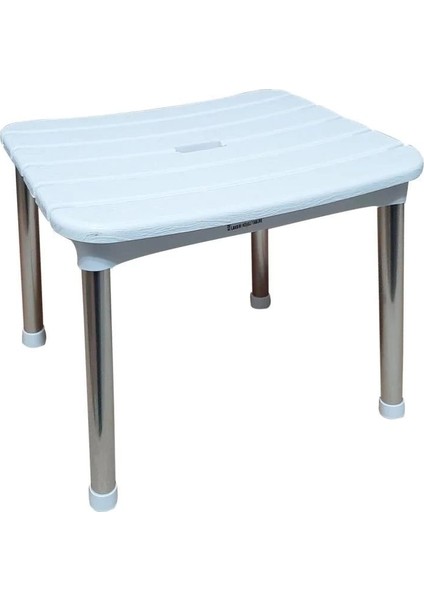 Alüminyum Ayaklı Lambiri Köşeli Tabure