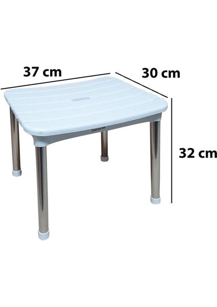 Alüminyum Ayaklı Lambiri Köşeli Tabure fiyatları
