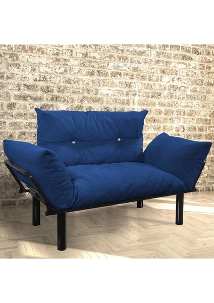 Ada İkili Koltuk Kanepe Mavi