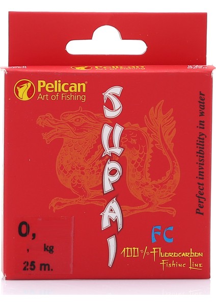 Supai % 100 Fluorocarbon Misina 25 mt
