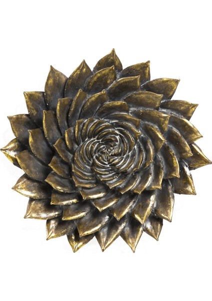 Lucky Art Gold Sukulent Dekor 50 cm