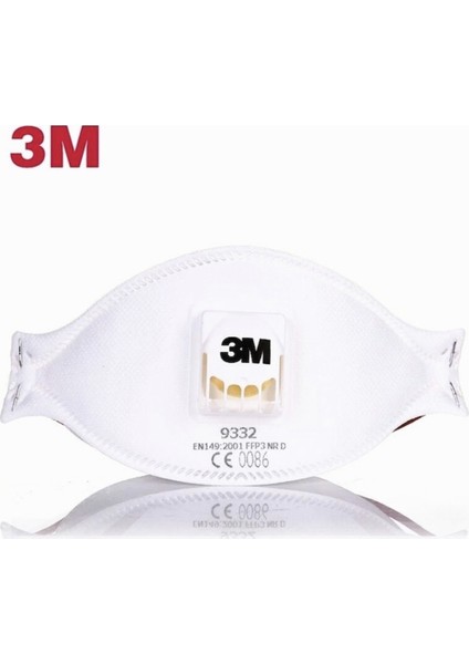 9332 Aura Ffp3 Ventilli Solunum Koruyucu Maske-10 Adet